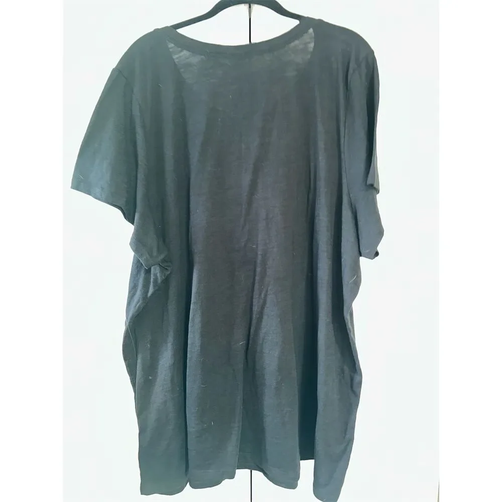 Torrid Women's Plus Size 5 Black "Life Happens Tequila Helps" T-Shirt - Picture 5 of 5